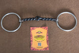 5" Hilason Western Loose Ring Horse Bit W/ Twisted Sweet Iron Mouth