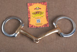 5" Hilason Western Stainless Steel Egg Bit Copper Mouthpiece Horse Bit