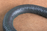 Hilason Western Leather Pipe Covered Hackamore Bit W/ 8" Cheek