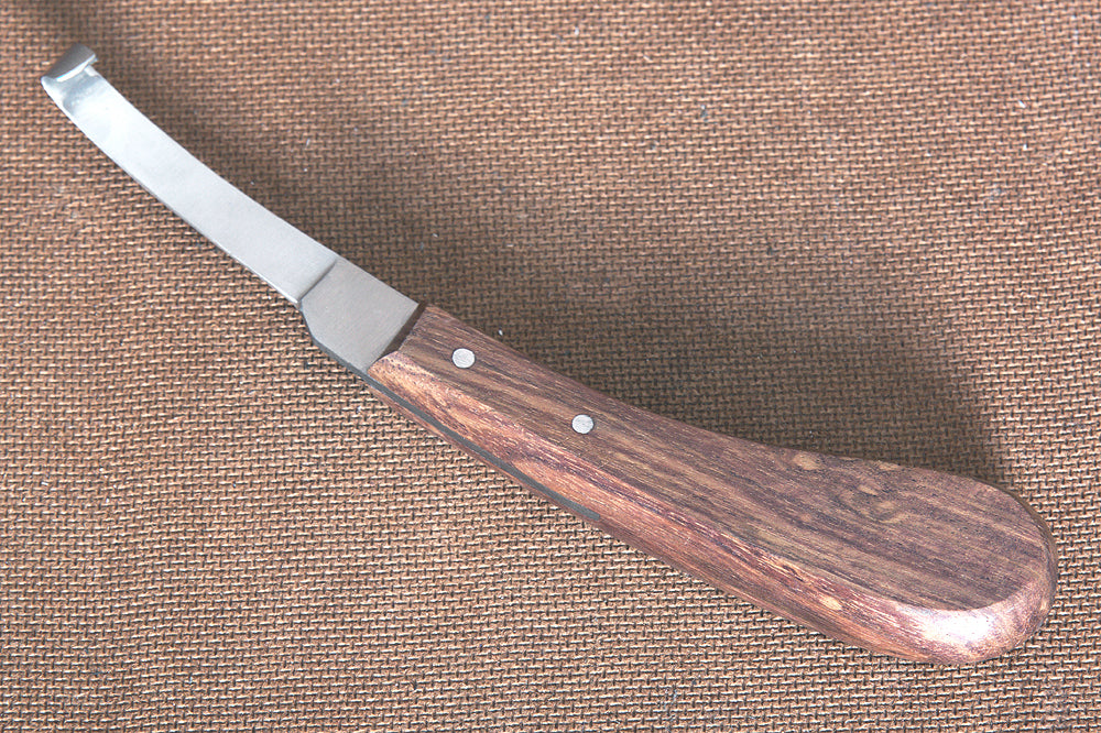 Hilason Western Horse Care Farrier Tool Hoof Knife W/ Wooden Handle