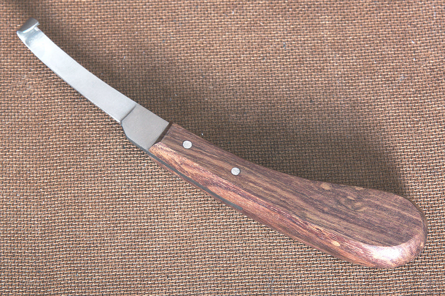 Hilason Western Horse Care Farrier Tool Hoof Knife W/ Wooden Handle