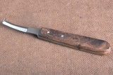 Hilason Western Horse Care Farrier Tool Hoof Knife Wooden Handle W/ Steel Blade
