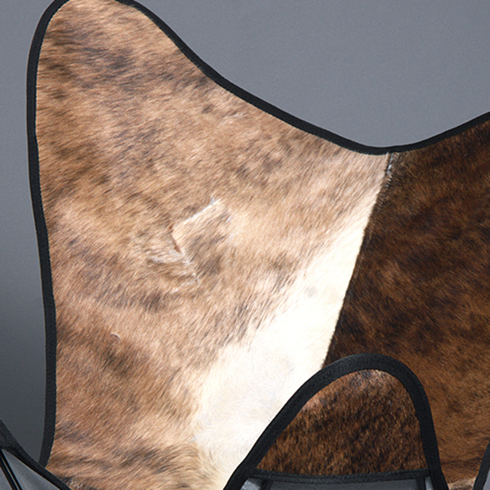 Made In Usa Genuine Leather Butterfly Folding Chair Modern Sling Seat