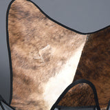 Made In Usa Genuine Leather Butterfly Folding Chair Modern Sling Seat