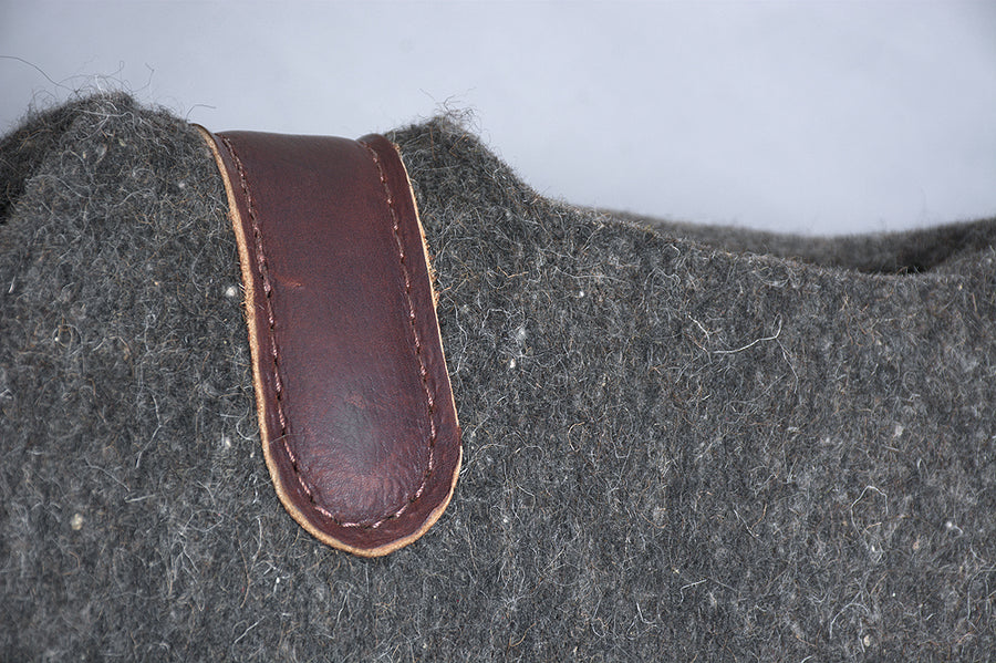 30X30 Made In Usa Wool Felt Horse Western Saddle Pad 3/4 Hilason