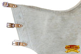 Hilason Western Pro Rodeo Bronc Bull-Riding Smooth Leather Chinks Chaps