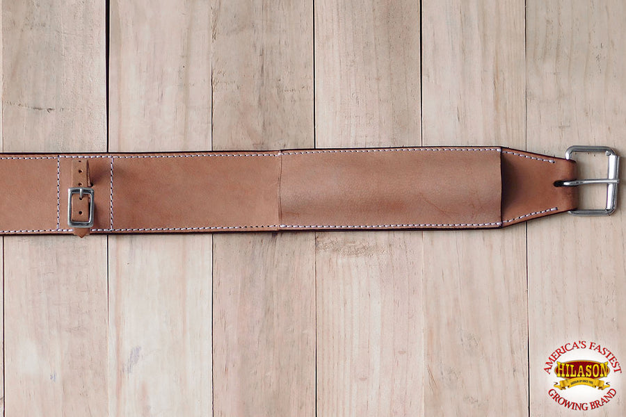 Hilason Western Leather Saddle Girth Cinch Plain