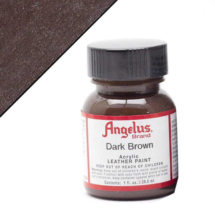 Dark brown acrylic leather paint bottle - Uhorse