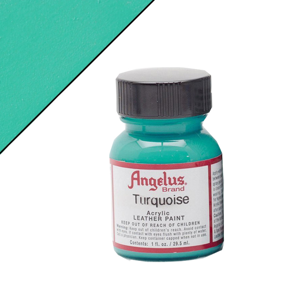 Turquoise acrylic leather paint - Uhorse