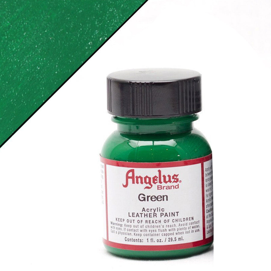 Green acrylic leather paint bottle - Uhorse