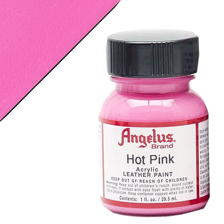 Hot pink acrylic leather paint bottle - Uhorse