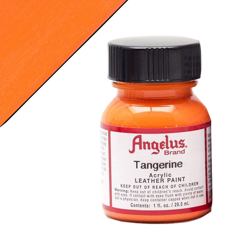 Tangerine acrylic leather paint - Uhorse
