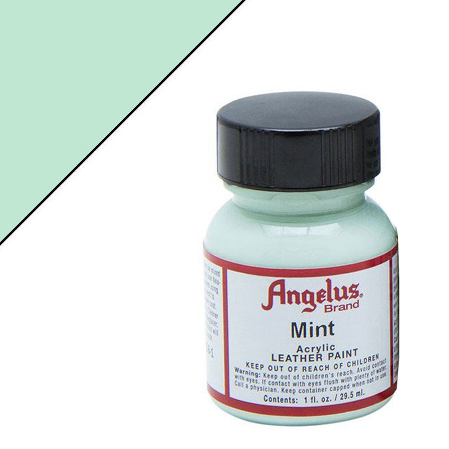 Mint acrylic leather paint bottle - Uhorse