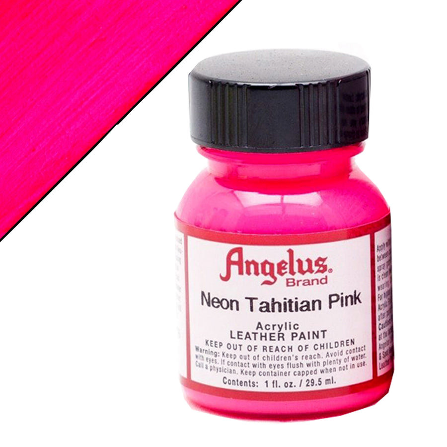 Neon pink acrylic leather paint - Uhorse