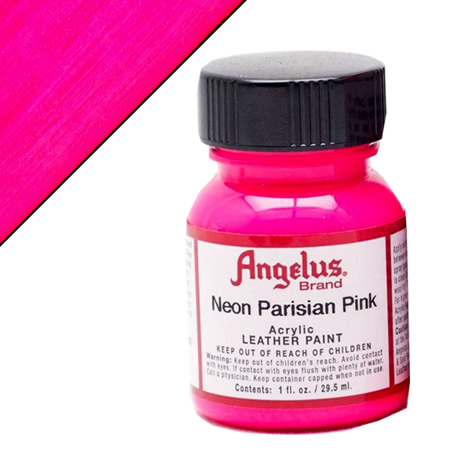 Neon pink acrylic leather paint - Uhorse