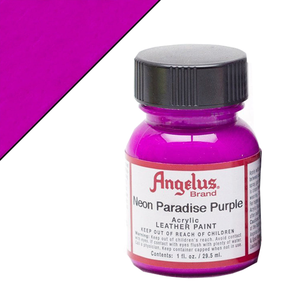 Angelus Acrylic Leather Paint For Boot Bags 1 Oz All Colors