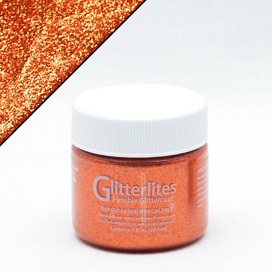 Orange glitter flexible glittercoat - Uhorse