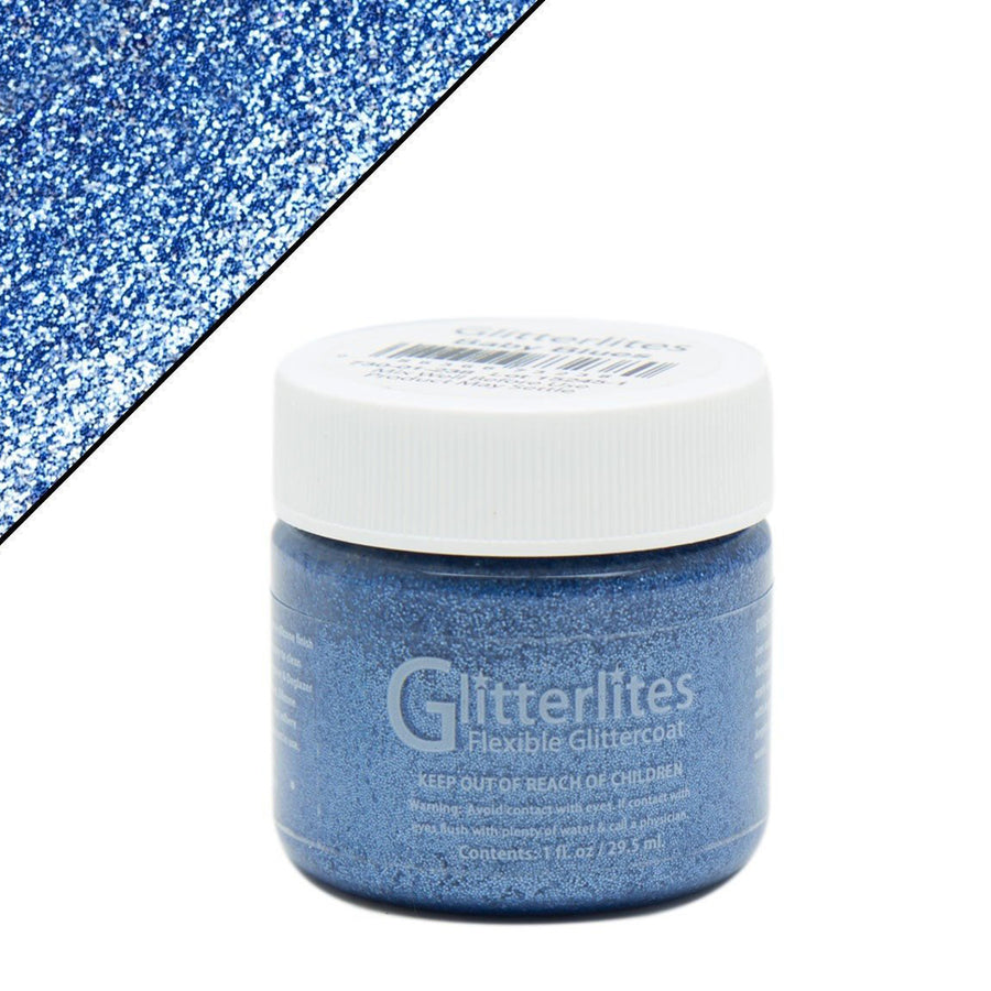 Blue glitter flexible glittercoat - Uhorse