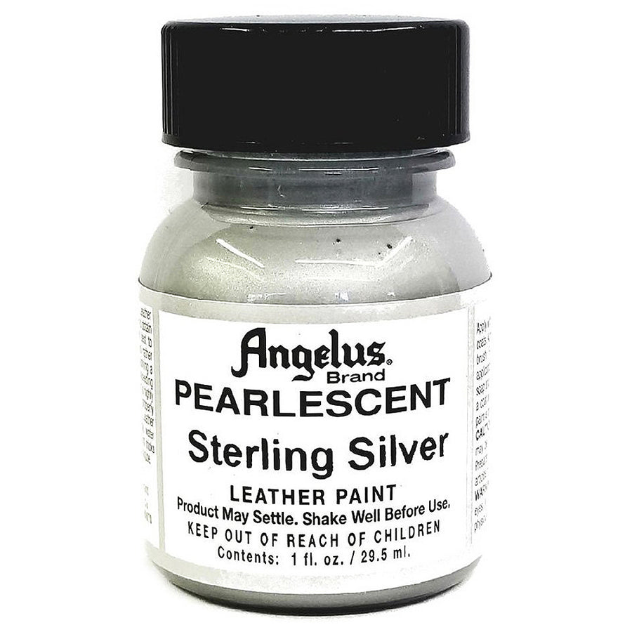 Pearlescent sterling silver leather paint - Uhorse