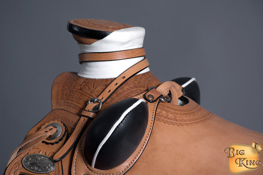 16 In Western Horse Saddle American Leather Wade Ranch Roping Tan Kote By Hilason D045