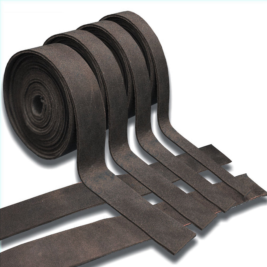 24" X 2" Hilason Genuine Leather Flat Strap Strips for DIY Arts and Craft Projects Jewelry Tooling Home Decor Brown - Uhorse