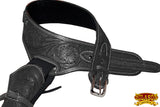 HILASON Western Right Hand Gun Holster Rig 22 Cal Leather Cowboy | Costume Holster | Cowboy Gun Holster | Gun Belt Holster | Leather Gun Holster | Holster Belt