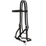3/4 Inch Weaver Justin Dunn Bitless Durable Horse Leather Bridle Black