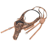 Hilason Western Leather Shoulder Rig Gun Holster 44/45 Caliber