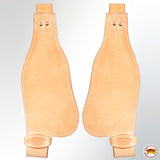 Hilason Leather Youth Saddle Replacement Fender Pair With Hobble Straps