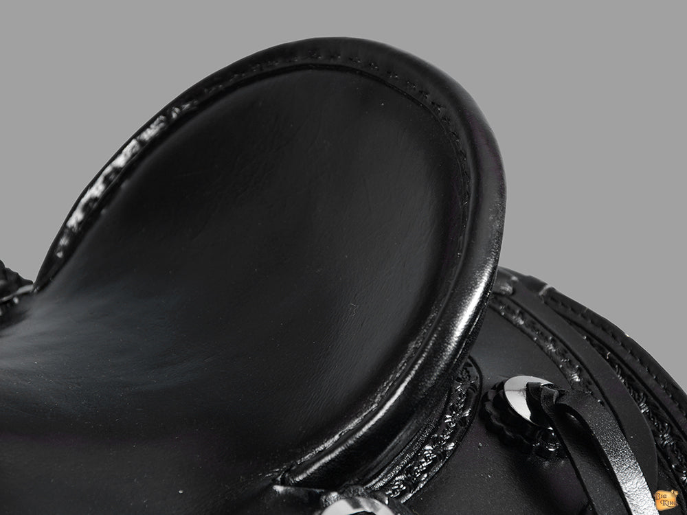 Western Horse Wade Saddle American Leather Ranch Roping Black