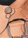 Western Horse Saddle American Leather Ranch Roping Cowboy Hilason