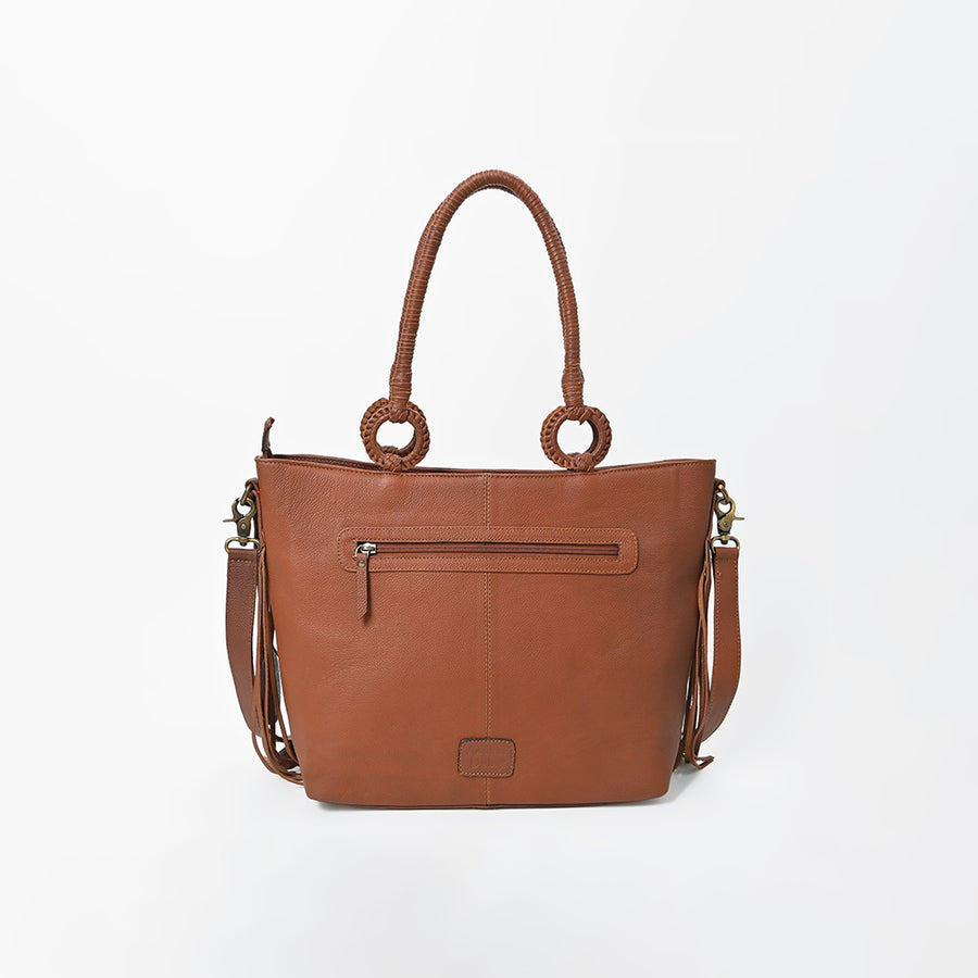 American Darling Hand-Tooled Leather Crossbody Bag for Women, Cowhide Hair-on Shoulder Purse