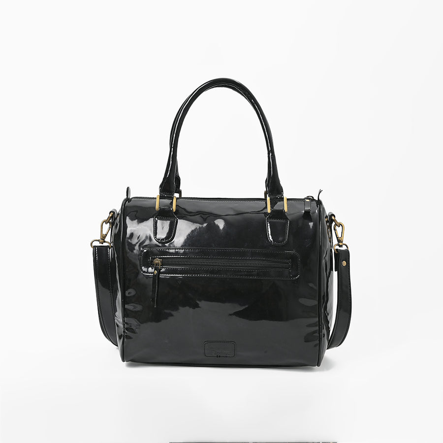 American Darling Patent Leather Western Barrel Handbag