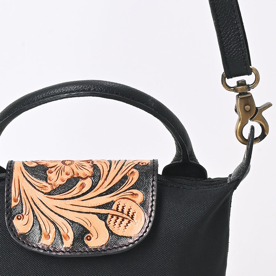 American Darling Western Leather Hand Tooled Crossbody Bag