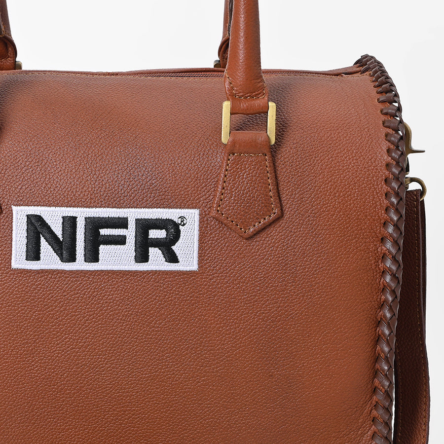 Official PRCA & NFR Licensed Collection-Genuine Leather Speedy Handbag