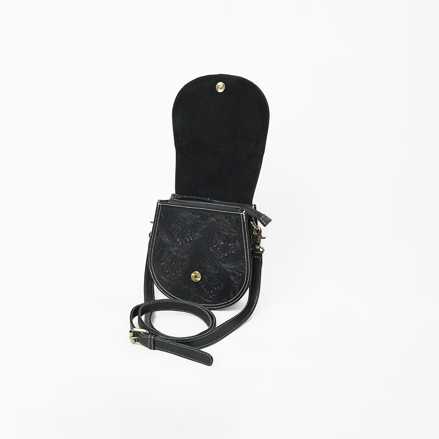 Official PRCA & NFR Licensed Collection® Genuine Leather Playing Card Motif Crossbody Bag