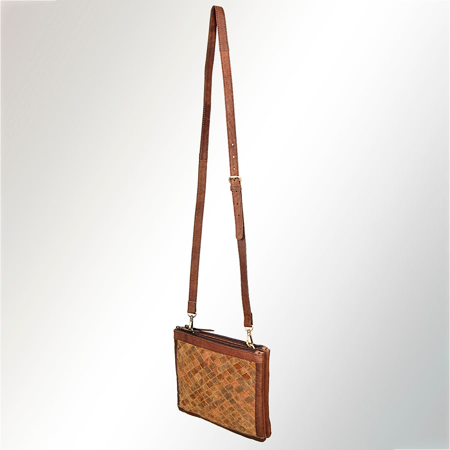 Ameran Darling Women's Crossbody Bag Western Hair on Leather Handbag and Ladies Purse