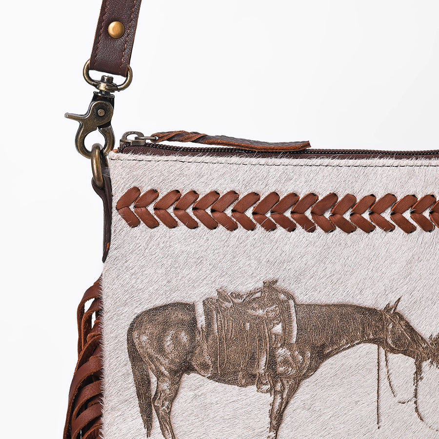 American Darling Western Horse Rider Fringe Crossbody Bag for Women