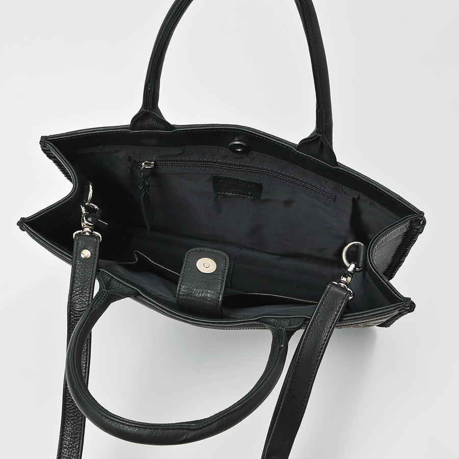 American Darling Tote Bag Black & White Western Handbag for Unisex