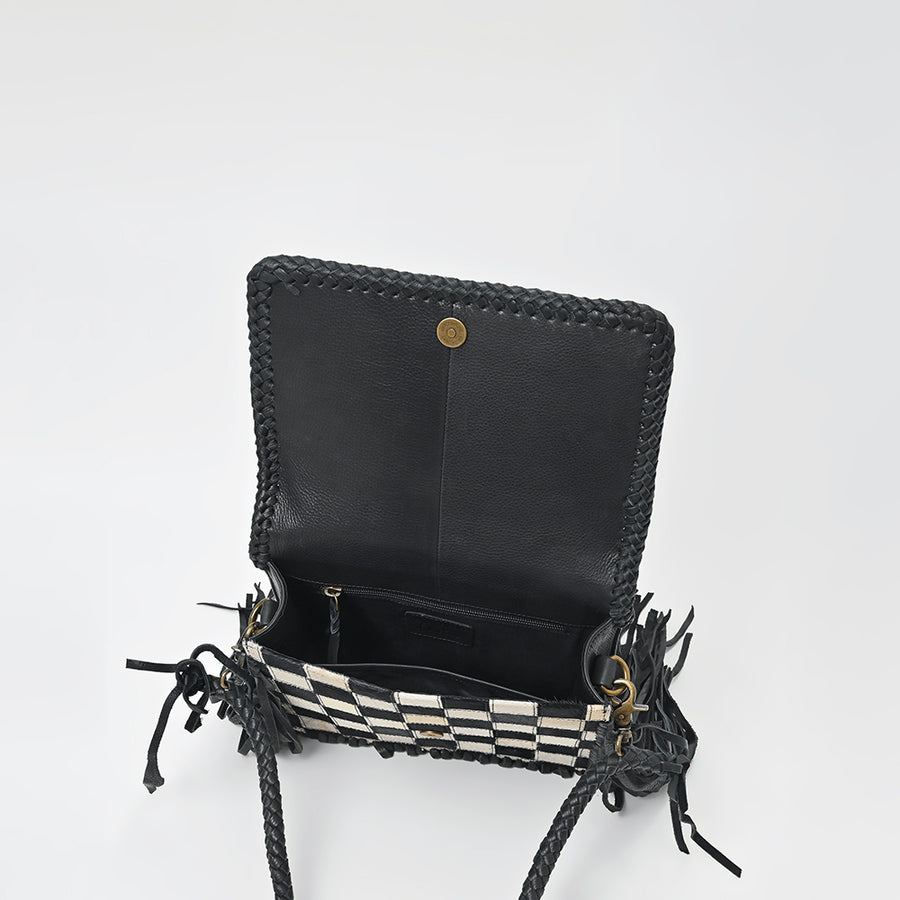 American Darling Women's Hair-On Crossbody Bag Western Genuine Leather Handbag