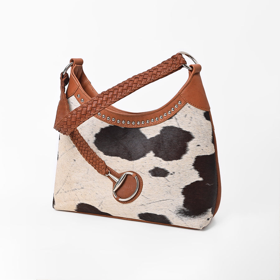 American Darling Women's Western Cowhide Hobo Shoulder Bag