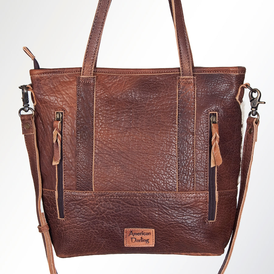 American Darling Hair-On Cowhide Leather Tote Bag for Women