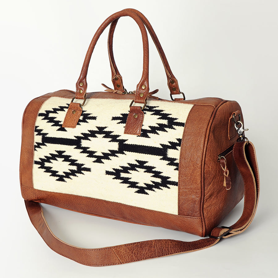 American Darling Women's Duffel Bag Western Hair On Genuine Leather Handbag and Ladies Purse