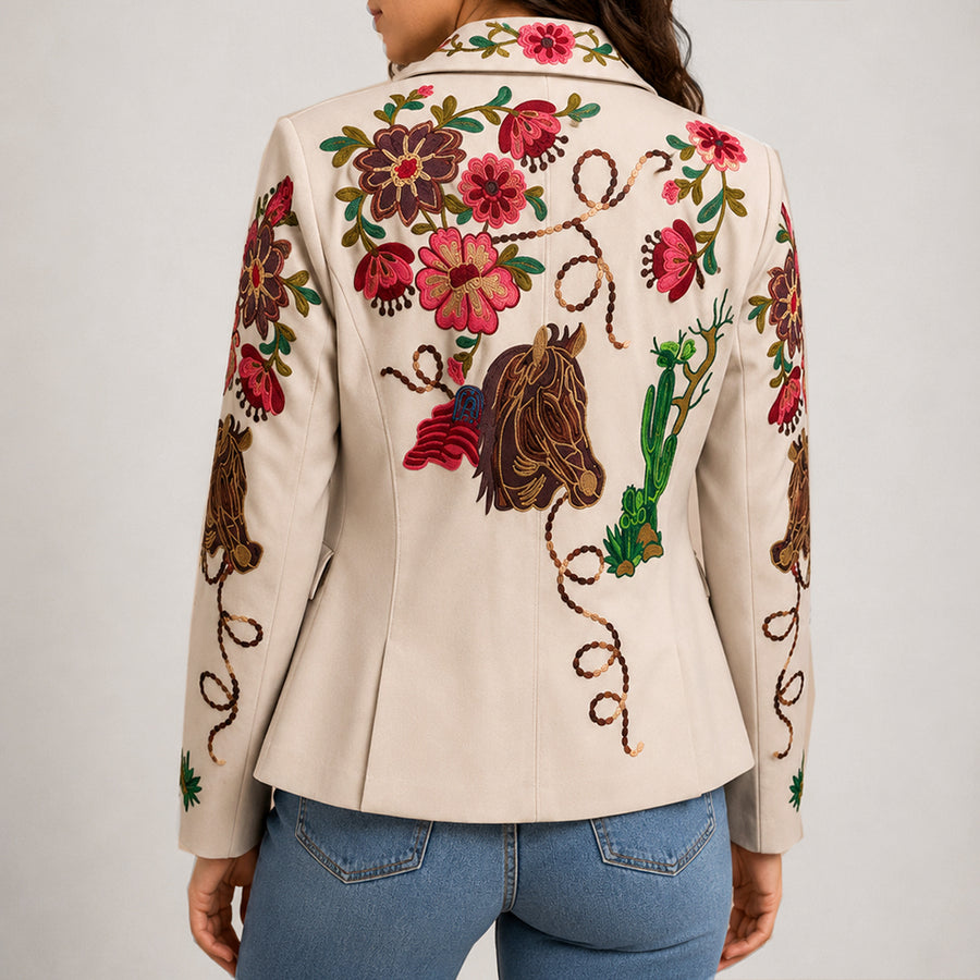 American Darling Western Embroidered Blazer for Women