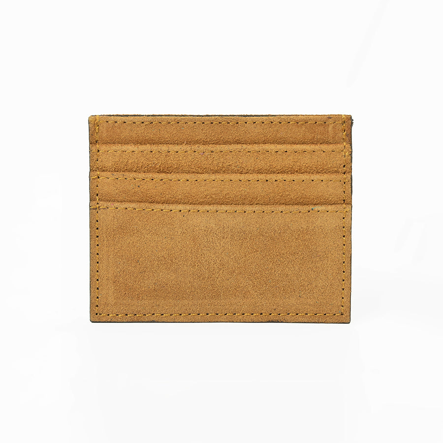 American Darling Handcrafted Genuine Leather Card Holder Wallet with Traditional Stitch Design