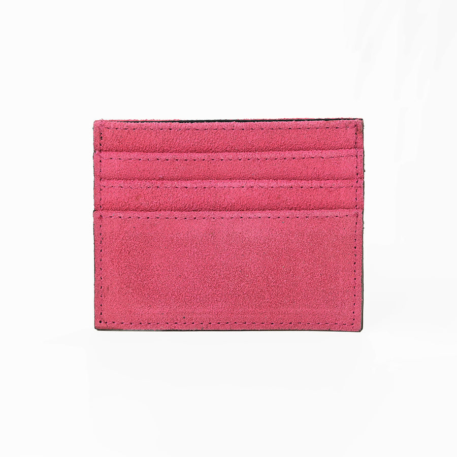 American Darling Handcrafted Genuine Leather Card Holder Wallet with Traditional Stitch Design