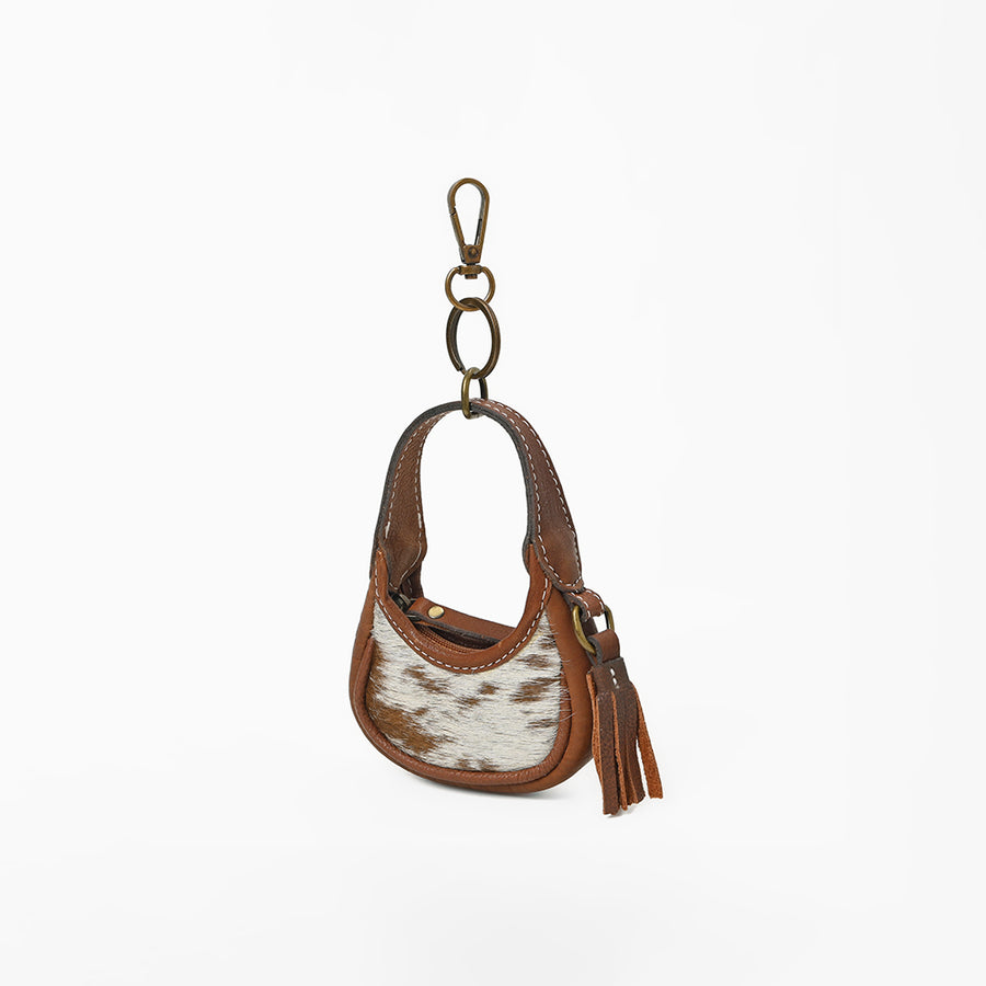 American Darling Genuine Hair-on Leather Mini Hobo Bag Charms