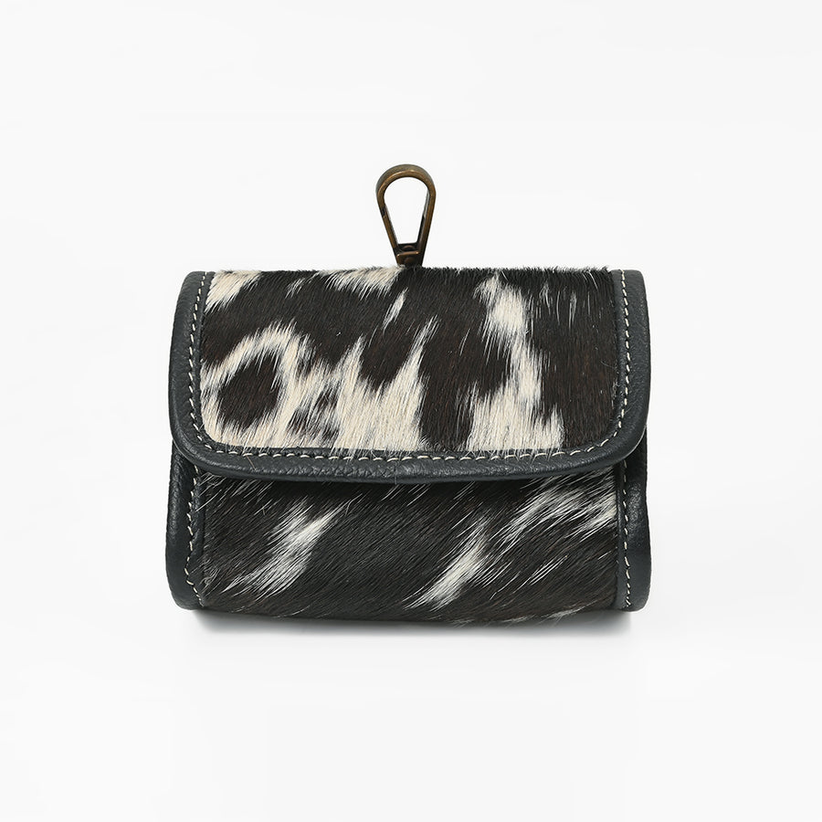 American Darling Genuine Hair-on Leather Mini Clutch Bag Charms