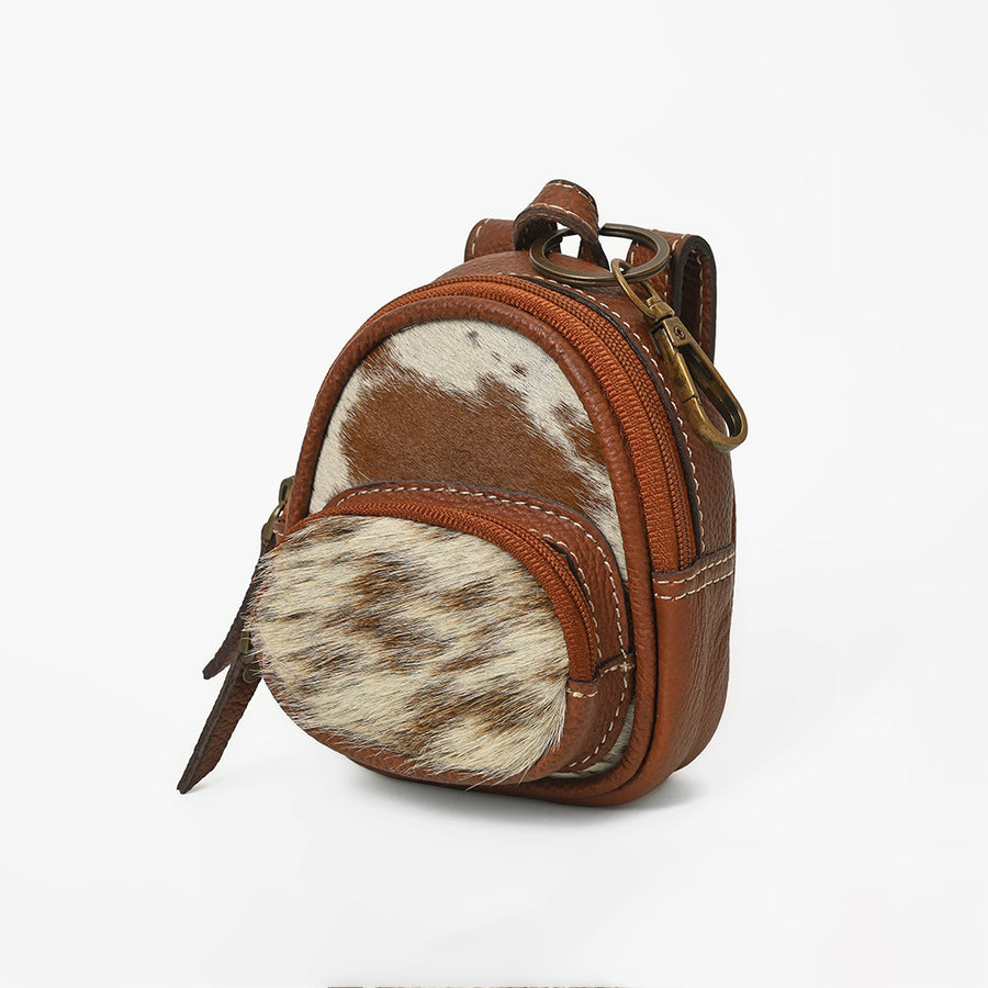 American Darling Genuine Hair-on Leather Mini Backpack Bag Charms