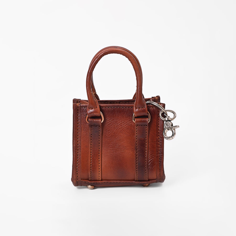 American Darling Genuine Hair-on Leather Mini Tote Bag Charms